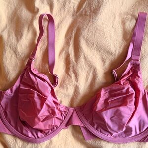 CUUP Vibrant Orange Plunge Bra